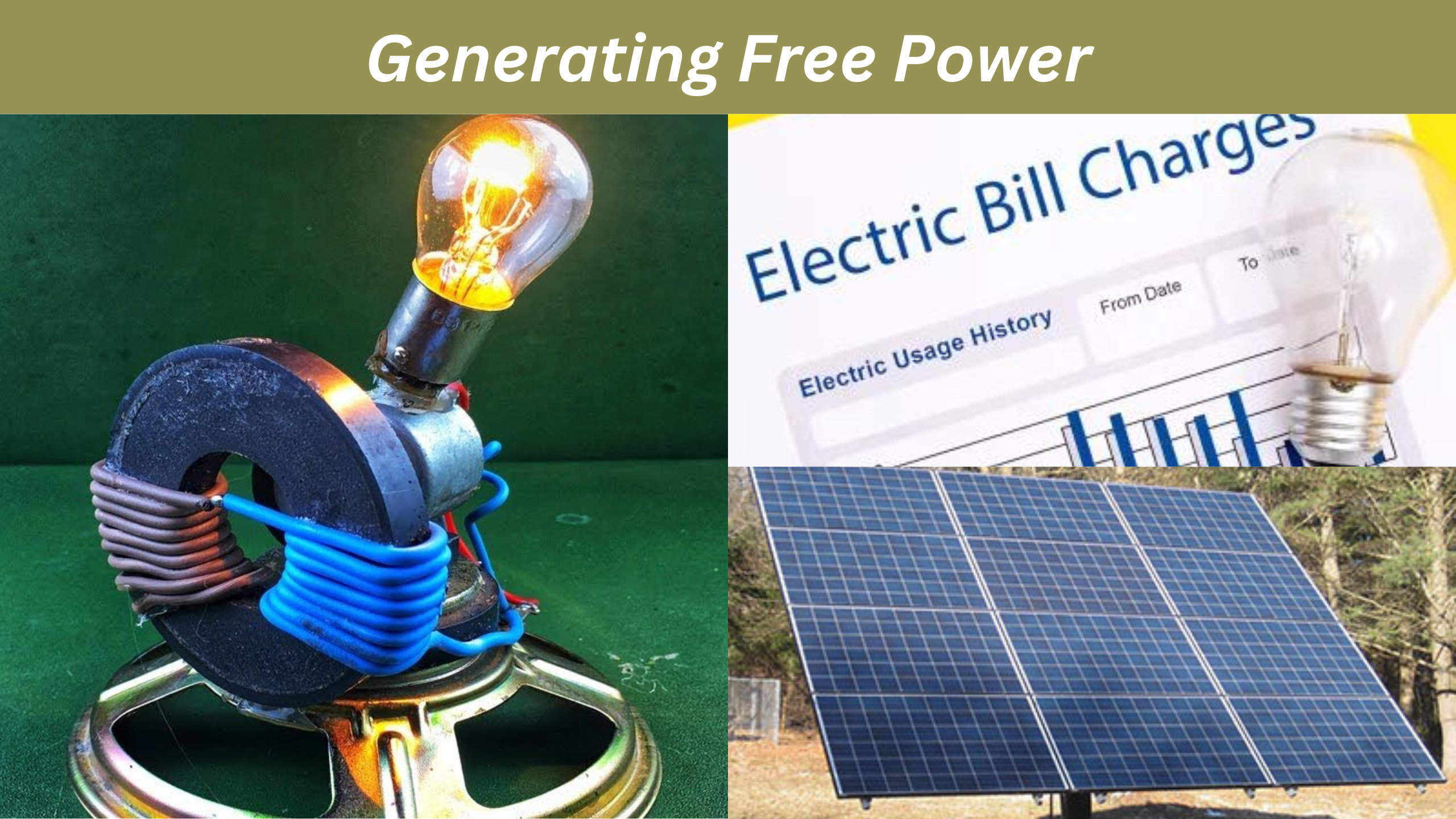 Generating Free Power: Harnessing the Energy of the Future